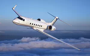 Gulfstream G550 private jet wallpapers 4K Ultra HD