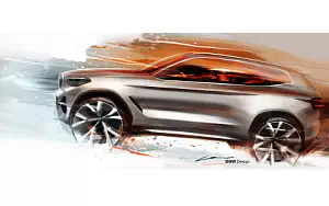 BMW X3 car sketch wallpapers 4K Ultra HD