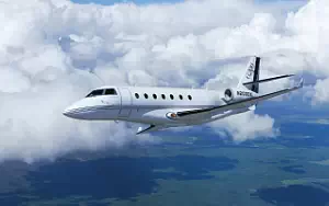 Gulfstream G200 private jet wallpapers 4K Ultra HD