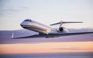 Gulfstream G550 private jet wallpapers 4K Ultra HD