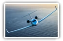 Gulfstream G650ER private jets desktop wallpapers 4K Ultra HD