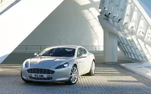Aston Martin Rapide (Silver Blonde) car wallpapers 4K Ultra HD
