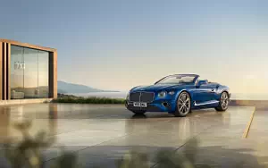 Bentley Continental GT Convertible Azure car wallpapers 4K Ultra HD