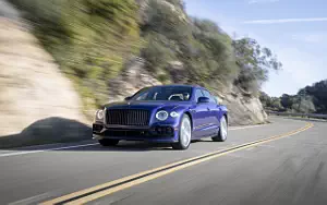 Bentley Flying Spur Hybrid (Azure Purple) US-spec car wallpapers 4K Ultra HD