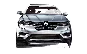 Renault Koleos car sketch wallpapers 4K Ultra HD