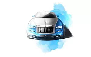 Rolls-Royce Dawn car sketch wallpapers 4K Ultra HD
