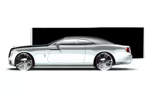 Rolls-Royce Dawn car sketch wallpapers 4K Ultra HD