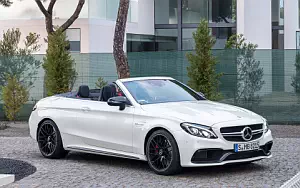 Mercedes-AMG C 63 S Cabriolet car wallpapers 4K Ultra HD