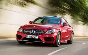 Mercedes-Benz C 250 d 4MATIC Coupe AMG Line car wallpapers 4K Ultra HD