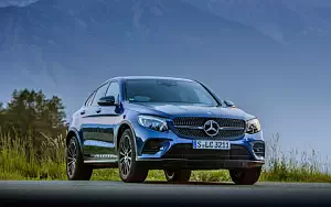 Mercedes-Benz GLC 250 4MATIC Coupe AMG Line car wallpapers 4K Ultra HD