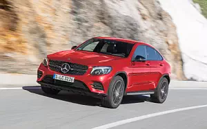 Mercedes-Benz GLC 350 d 4MATIC Coupe AMG Line car wallpapers 4K Ultra HD