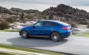 Mercedes-Benz GLC-class Coupe AMG Line car wallpapers 4K Ultra HD
