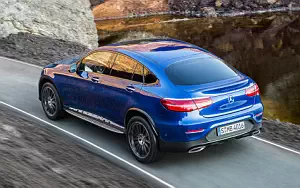 Mercedes-Benz GLC-class Coupe AMG Line car wallpapers 4K Ultra HD