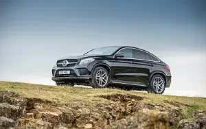 Mercedes-Benz GLE 350 d 4MATIC Coupe AMG Line UK-spec car wallpapers 4K Ultra HD