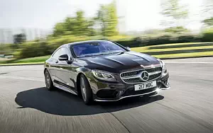 Mercedes-Benz S 500 Coupe AMG Line UK-spec car wallpapers 4K Ultra HD