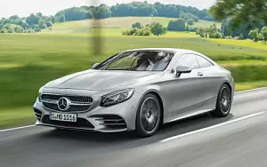 Mercedes-Benz S 560 Coupe AMG Line car wallpapers 4K Ultra HD