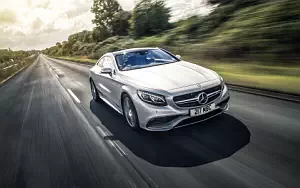 Mercedes-Benz S63 AMG Coupe UK-spec car wallpapers 4K Ultra HD