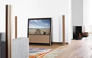 Bang & Olufsen BeoVision 10 46 Chanterelle with BeoLab 6002 Chanterelle wallpapers 4K Ultra HD