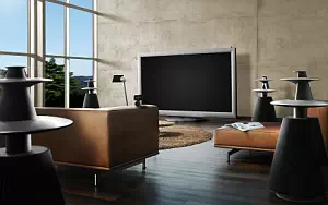 Bang & Olufsen BeoVision 4 103 with 3D feature wallpapers 4K Ultra HD