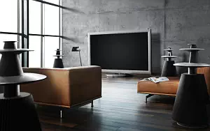 Bang & Olufsen BeoVision 4 103 with BeoLab 5 and BeoSound 5 wallpapers 4K Ultra HD