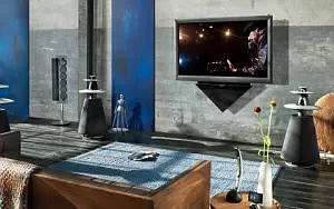 Bang & Olufsen BeoVision 4 65 with BeoLab 10 and BeoSound 9000 and BeoLab 5 and BeoCom 2 and Beo6 wallpapers 4K Ultra HD