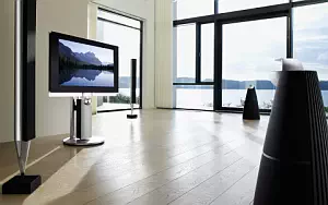 Bang & Olufsen BeoVision 7 40 with BeoLab 7 4 and BeoLab 8000 and BeoLab 9 wallpapers 4K Ultra HD