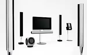 Bang & Olufsen BeoVision 7 with BeoLab 8002 and BeoLab 2 and BeoSound 3200 wallpapers 4K Ultra HD