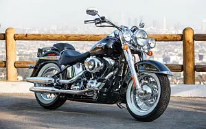 Harley-Davidson Softail Deluxe motorcycle wallpapers 4K Ultra HD