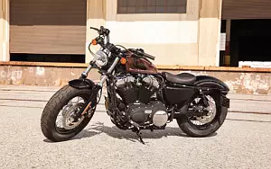 Harley-Davidson Sportster 1200X Forty Eight motorcycle wallpapers 4K Ultra HD