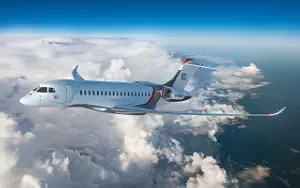 Falcon 10X private jet wallpapers 4K Ultra HD