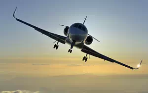 Falcon 2000LXS private jet wallpapers 4K Ultra HD