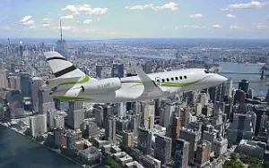 Falcon 2000S private jet wallpapers 4K Ultra HD