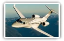 Gulfstream G280 private jets desktop wallpapers 4K Ultra HD