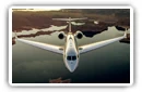 Gulfstream G650 private jets desktop wallpapers 4K Ultra HD