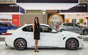 Alfa Romeo car and Girl wallpapers 4K Ultra HD