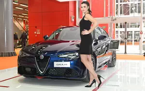 Alfa Romeo car and Girl wallpapers 4K Ultra HD