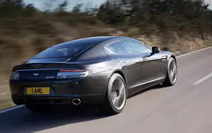 Aston Martin Rapide (Quantum Silver) car wallpapers 4K Ultra HD