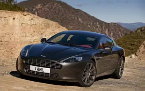 Aston Martin Rapide (Quantum Silver) car wallpapers 4K Ultra HD