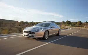 Aston Martin Rapide (Silver Blonde) car wallpapers 4K Ultra HD