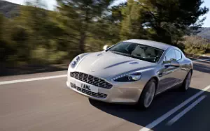 Aston Martin Rapide (Silver Blonde) car wallpapers 4K Ultra HD