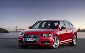 Audi A4 Avant 3.0 TDI quattro S-line car wallpapers 4K Ultra HD