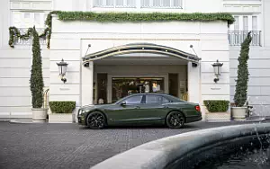 Bentley Flying Spur Hybrid (British Racing Green) US-spec car wallpapers 4K Ultra HD