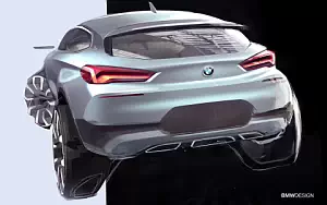 BMW X2 M Sport car sketch wallpapers 4K Ultra HD