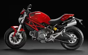 Ducati Monster 696 motorcycle wallpapers 4K Ultra HD